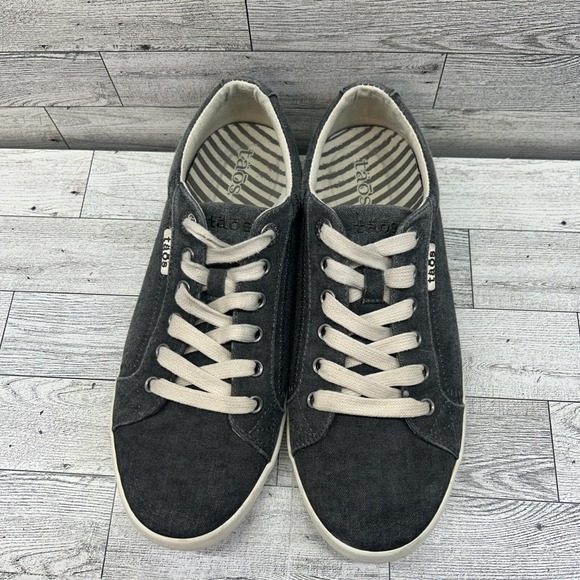 TAOS Star Canvas Sneakers Casual Comfort Lace-Up Fashion Shoes Gray US 9 - Picture 3 of 12